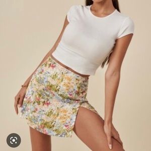Reformation Margot mini skirt